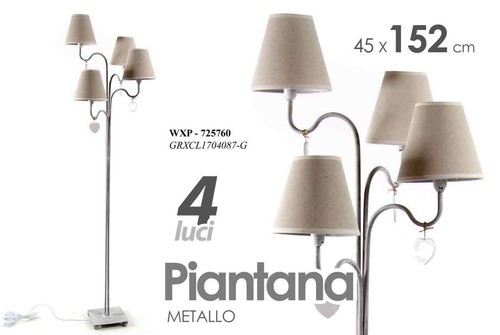 Lampada luci cuore piantana - 4,
